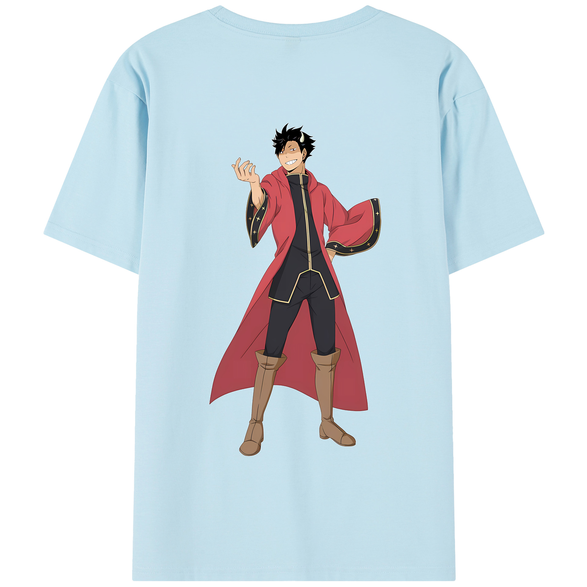 （画像用） ハイキュー!! Haikyu!! 綿100％半袖Tシャツ（背面プリント）